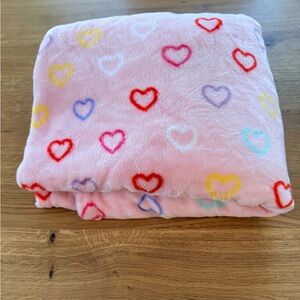 Spritz Multicolor Heart Blanket